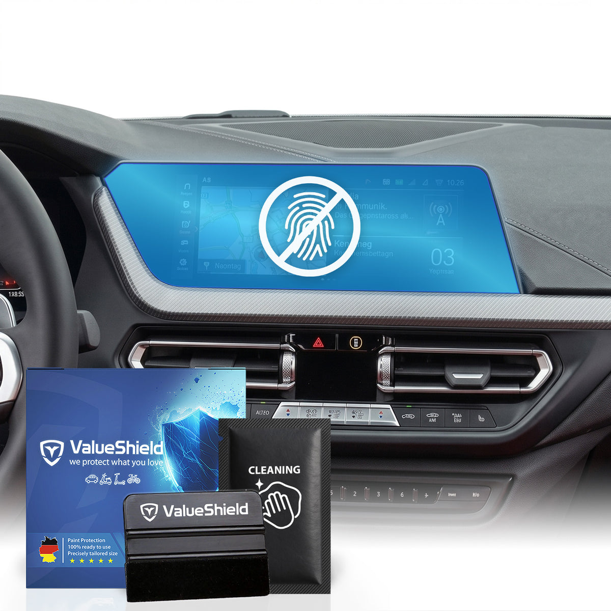 Anti-Fingerprint Displayschutzfolie passend für BMW 2er & M2 G42 2021-2028 (3-Türer Coupe)