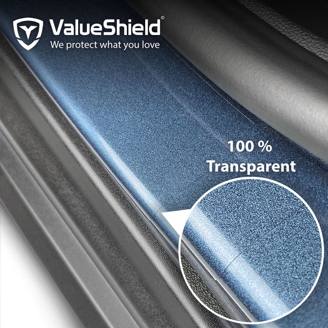 Protection de seuil de porte (toutes portes) compatible avec BMW Série 7 et M7 F01 2008-2015 (berline 5 portes)