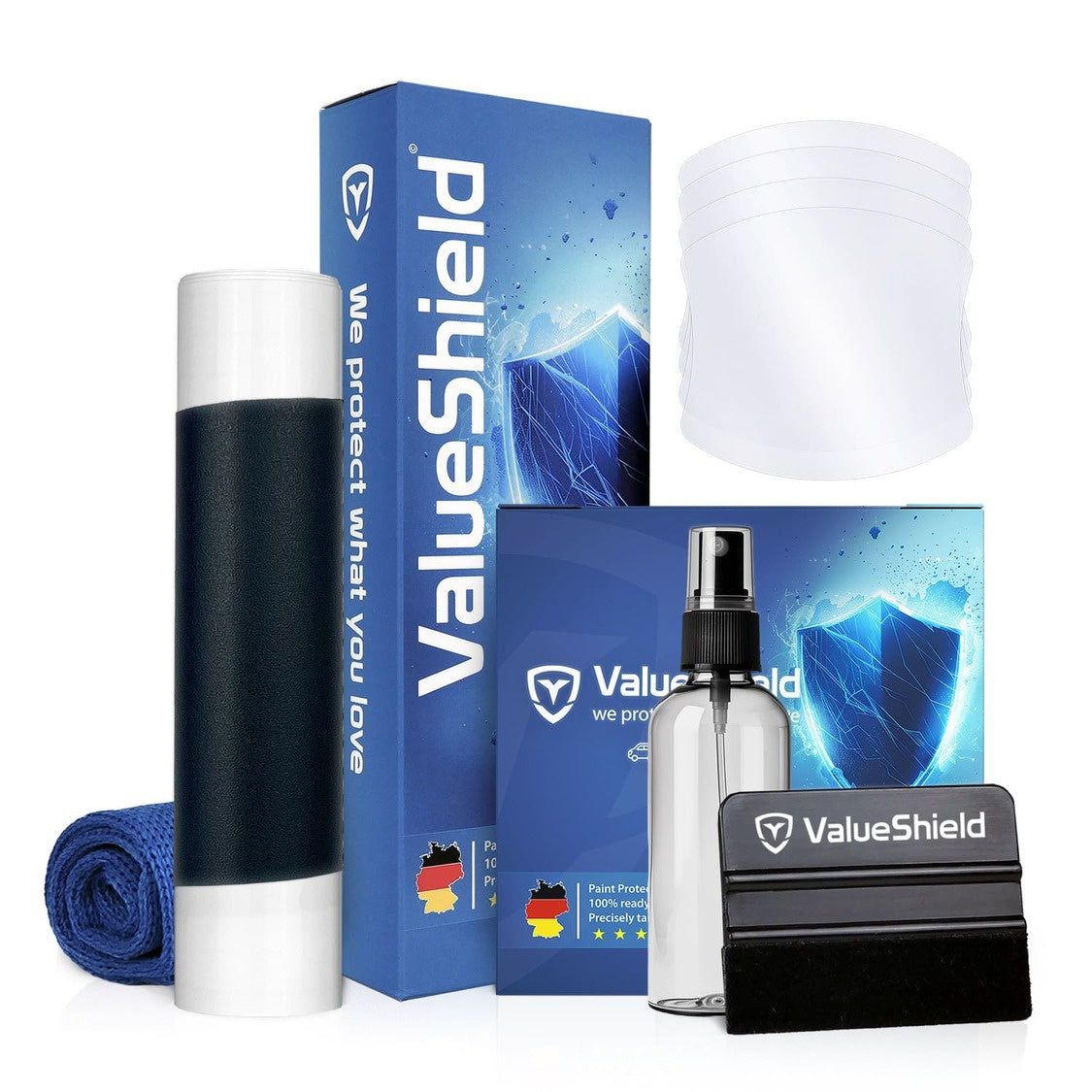 Kits de protection de peinture XL adaptés aux BMW Série 7 & M7 F01 2008-2015 (berline 5 portes) + kit complémentaire universel