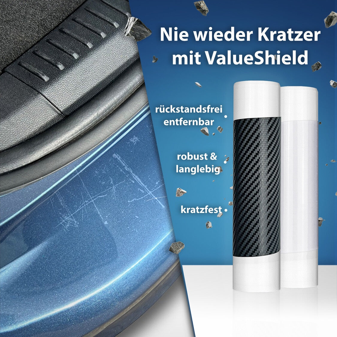 Protection de seuil de chargement pour Nissan Navara D23 / NP300 2015-2026 (pick-up 2/4 portes)