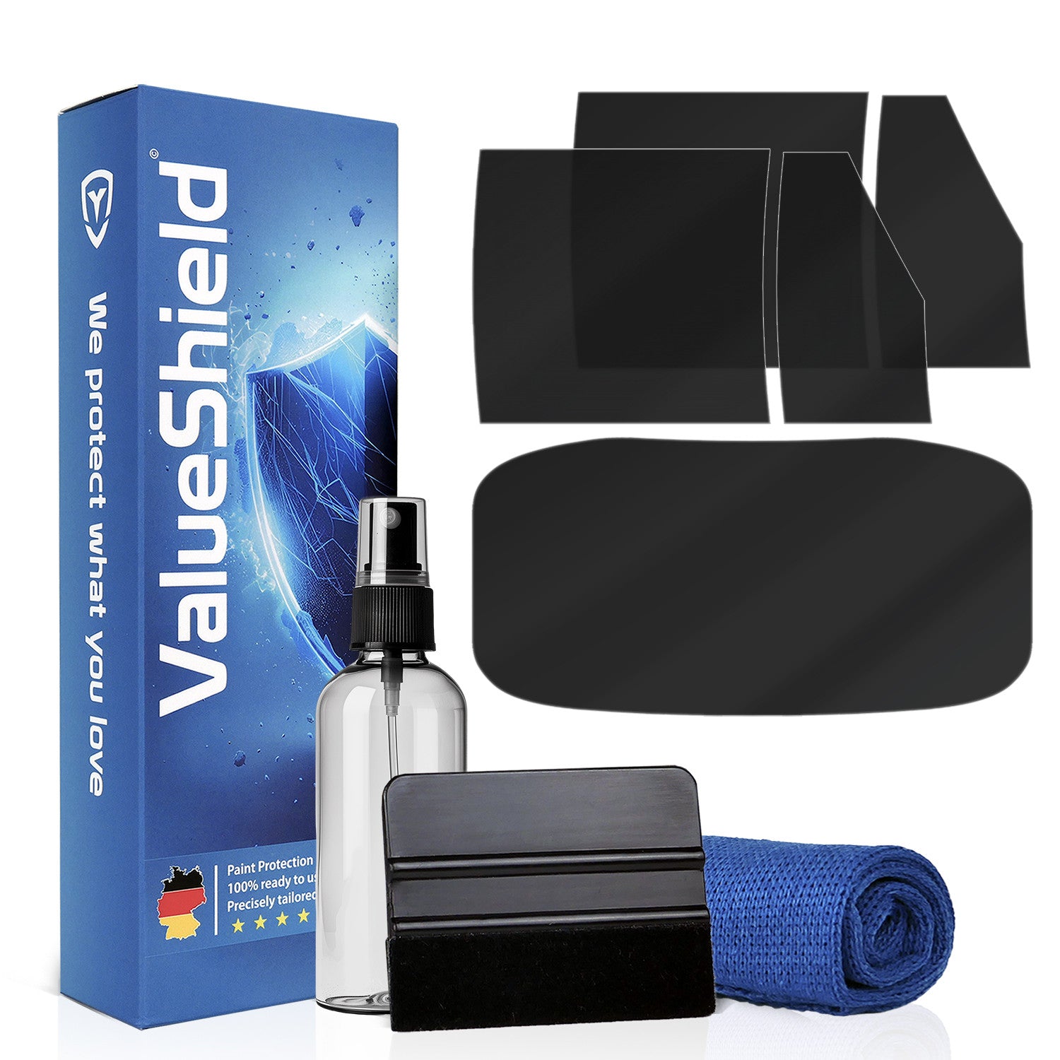 Kit de film teinté pour vitres de voiture Audi Q3 F3 2018-2025 et RS (SUV 5 portes) : Teintage, occultation, protection solaire