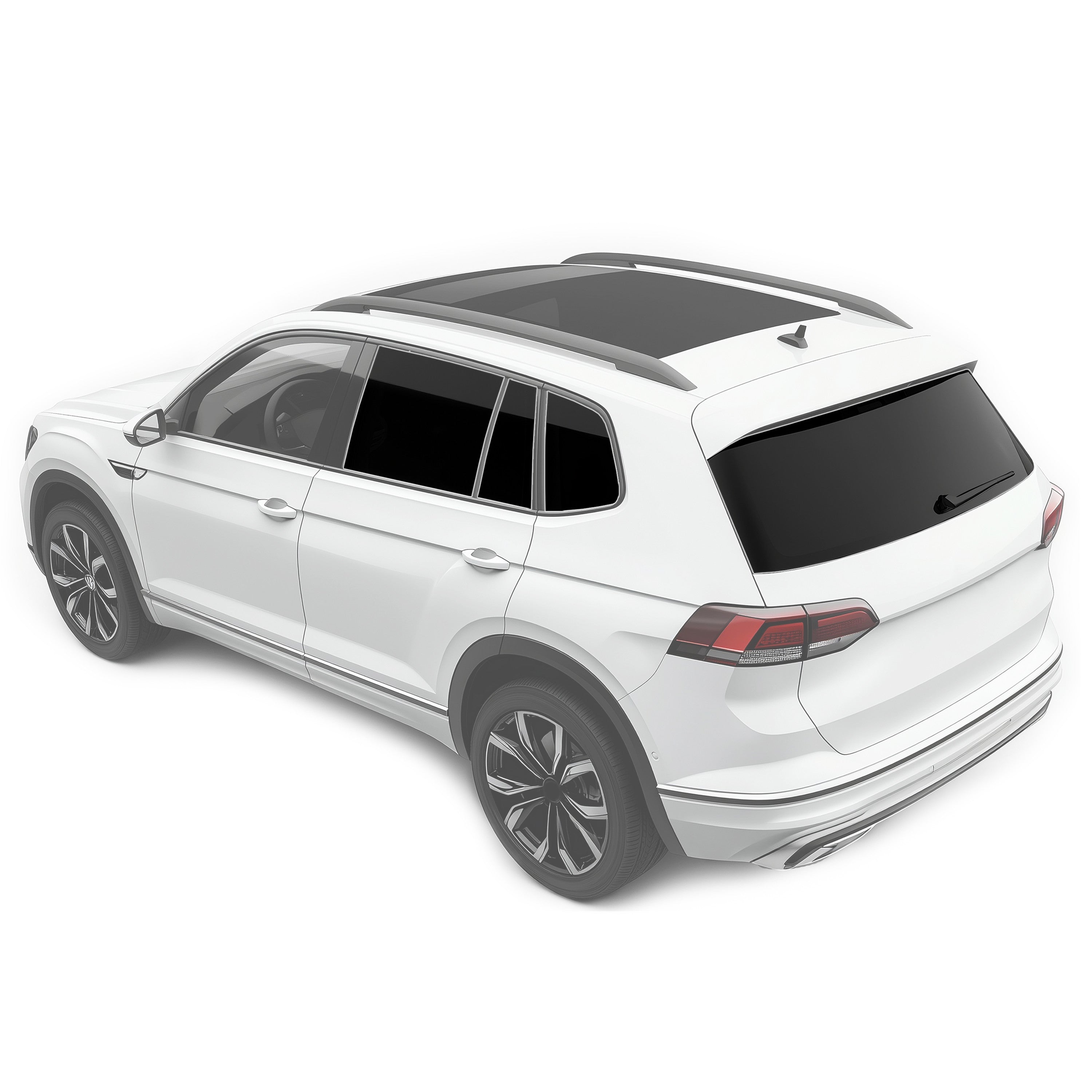 Autoscheiben Tönungsset für VW Golf 6 VI 2008-2012 (5-Türer Kompakt): Fenstertönung Verdunkelung Sonnenschutz