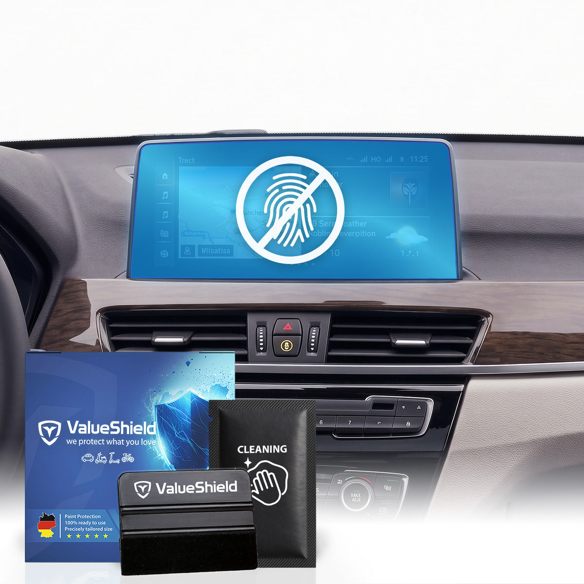 Anti-Fingerprint Displayschutzfolie passend für BMW 7er & M7 G11 2015-2022 (5-Türer Limousine)
