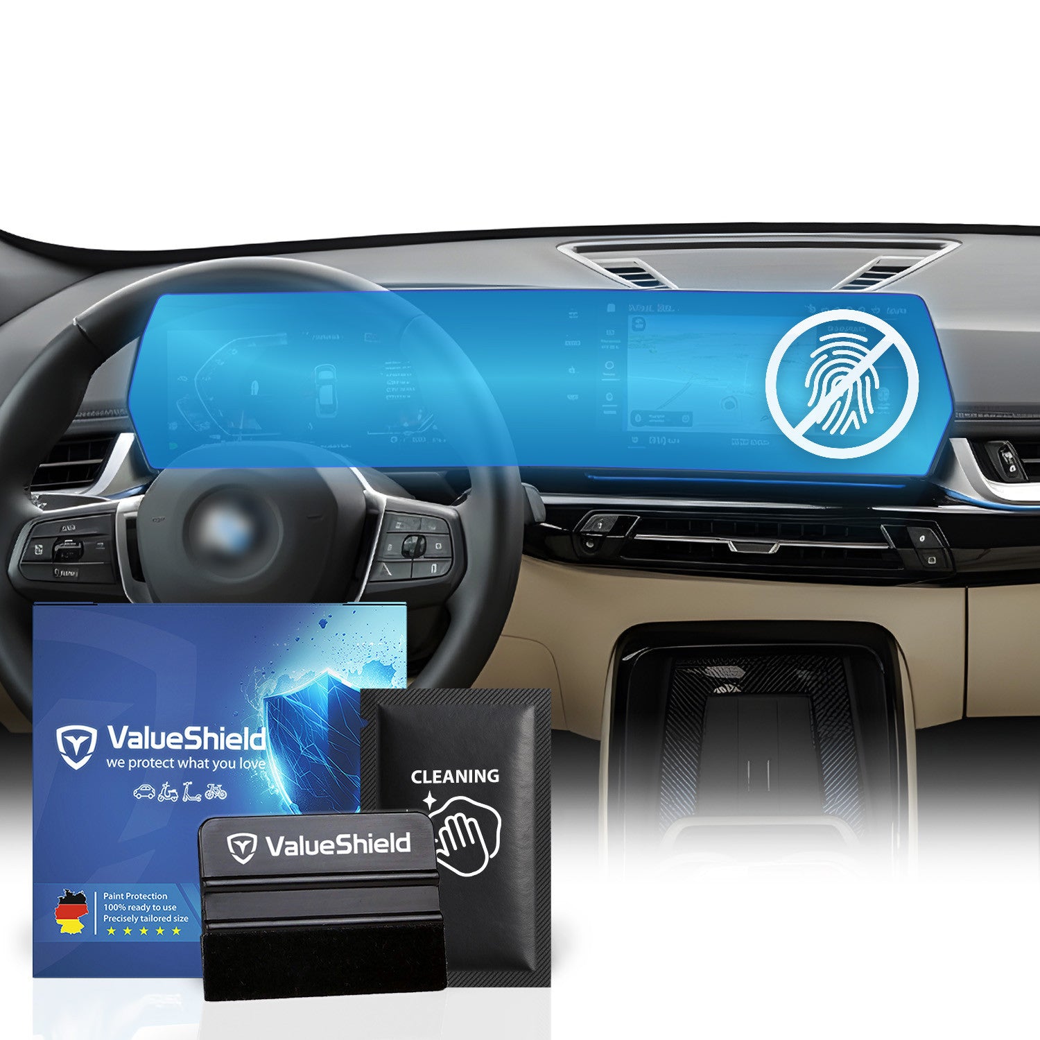 Protection d'écran anti-traces de doigts compatible avec BMW Série 2 F74 2025-2031 (Gran Coupé 5 portes)