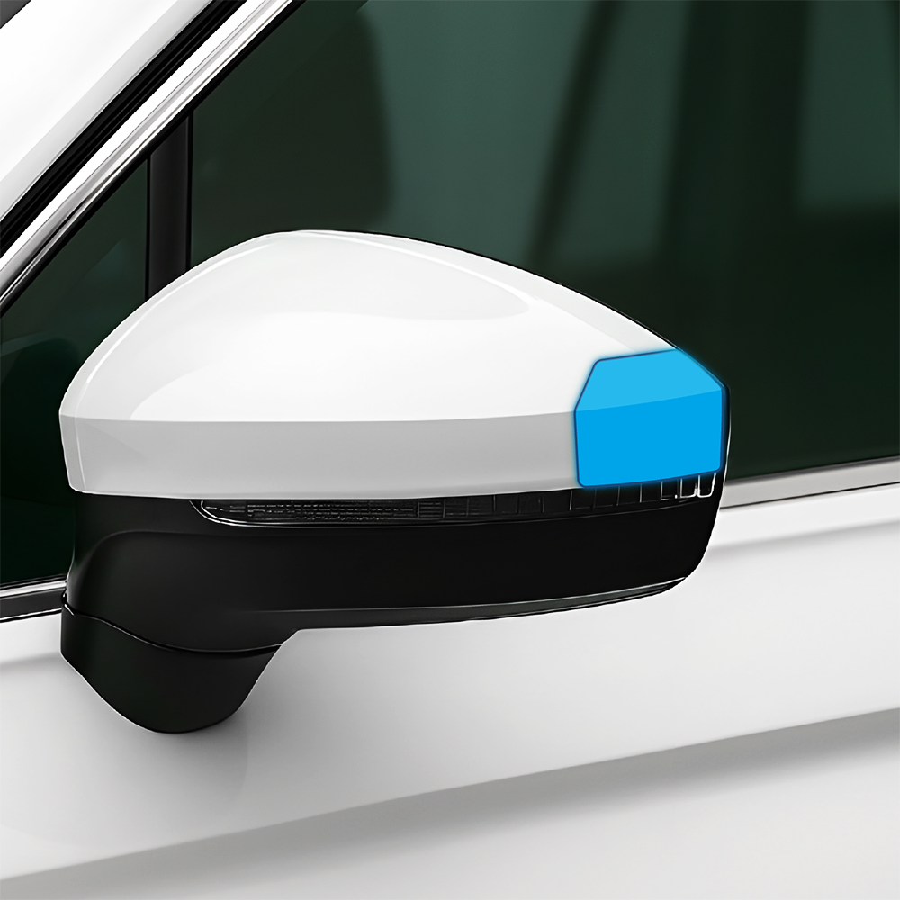 Protections de rétroviseurs transparentes universelles, ensemble de 8 pièces